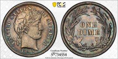 1895 10C MS66