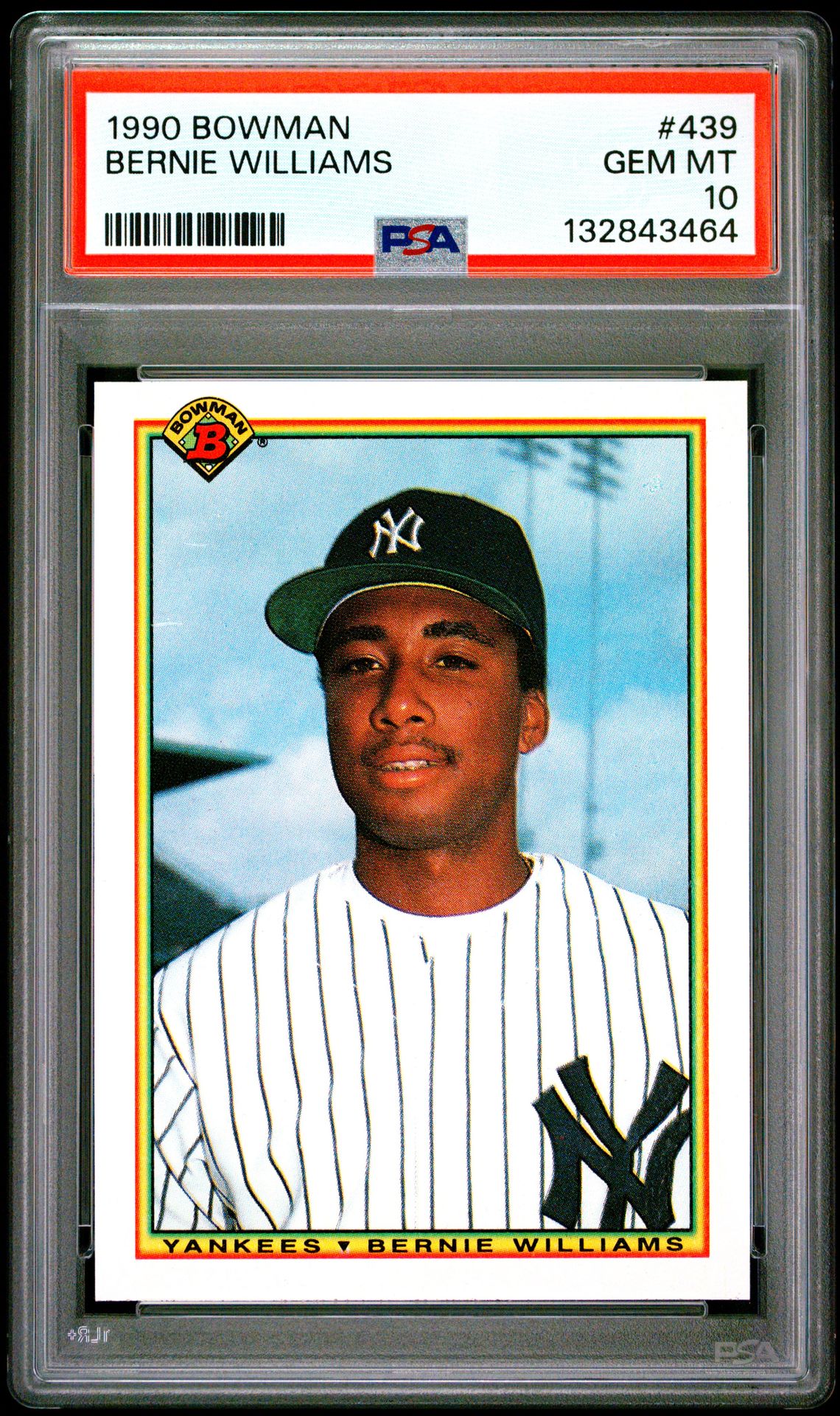 1990 Bowman BOWMAN #439 Bernie Williams front