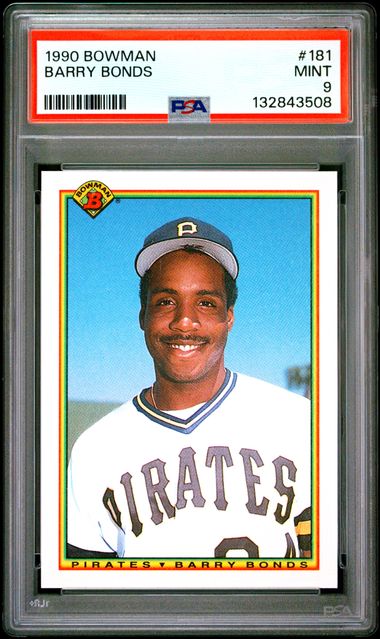 1990 Bowman #181 Barry Bonds front