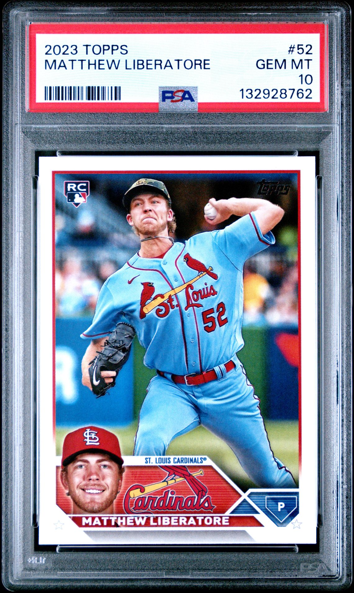 2023 Topps #52 Matthew Liberatore front