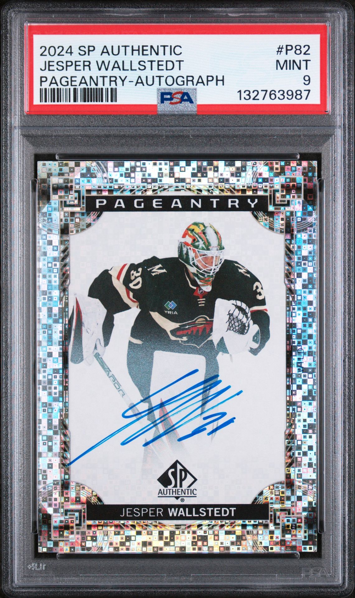 2024 Upper Deck UPPER DECK SP AUTHENTIC PAGEANTRY Autograph #P-82 Jesper Wallstedt front