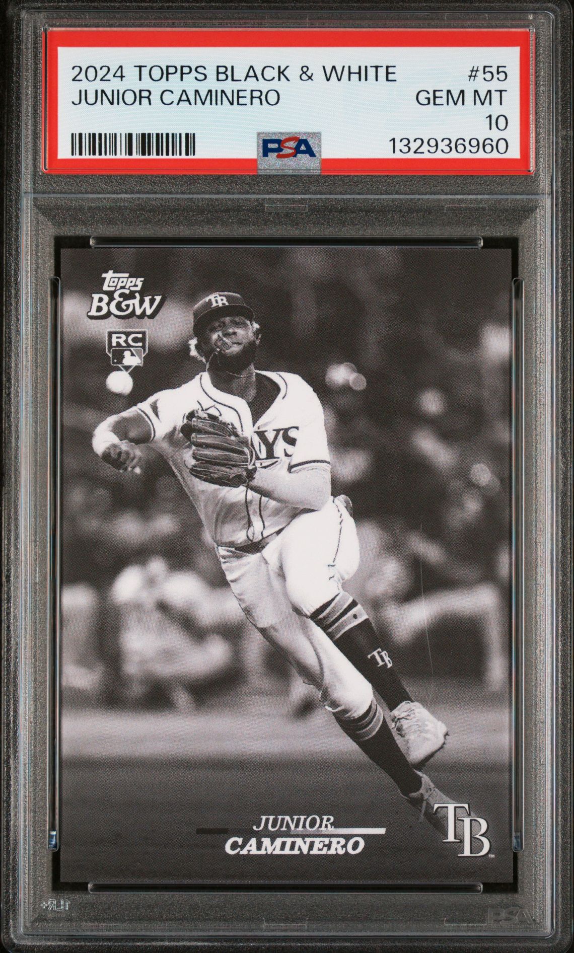 2024 Topps TOPPS BLACK AND WHITE #55 Juniorcaminero front