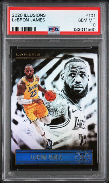 2020 Panini PANINI ILLUSIONS #101 Lebron James front