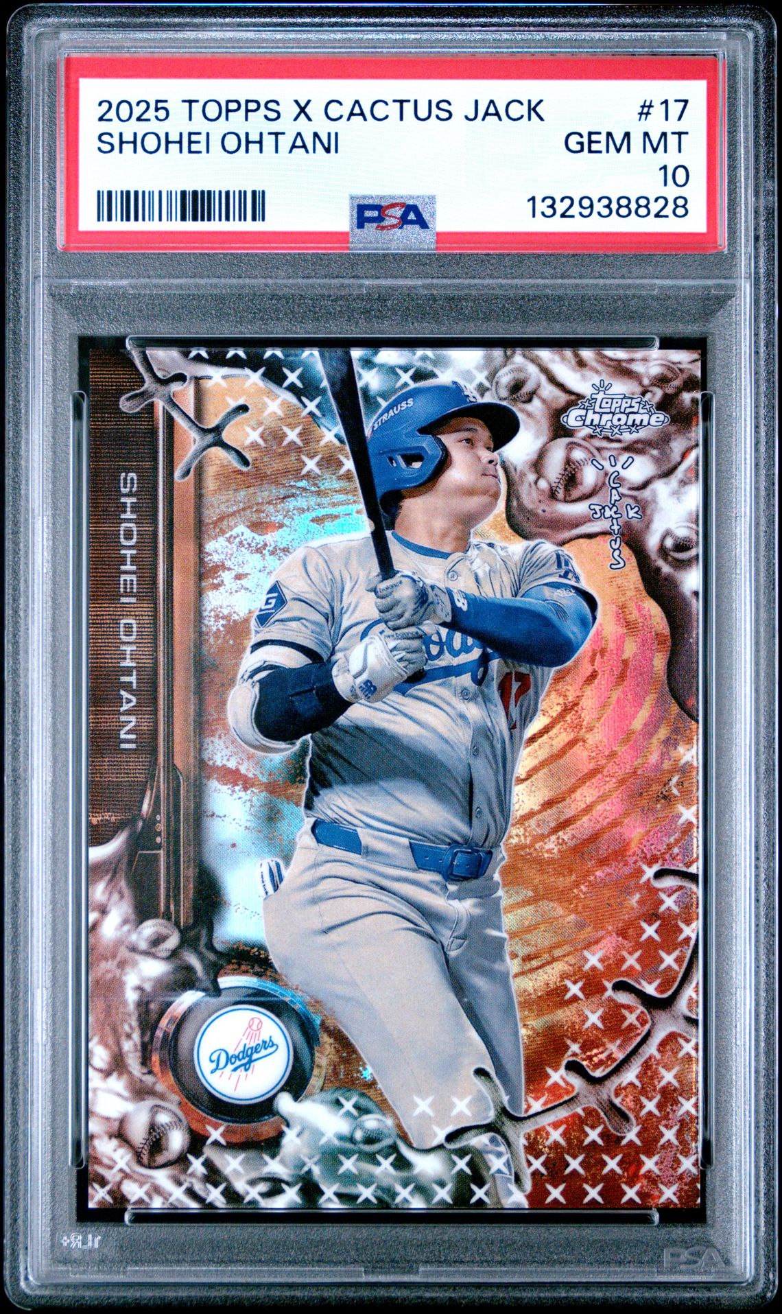 2025 Topps Topps Chrome Refractor #17 Shohei Ohtani front