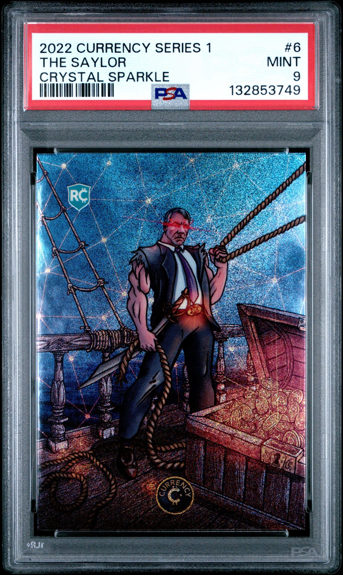 2022 CARDSMITHS CURRENCY SERIES 1 CRYSTAL SPARKLE #6 The Saylor front