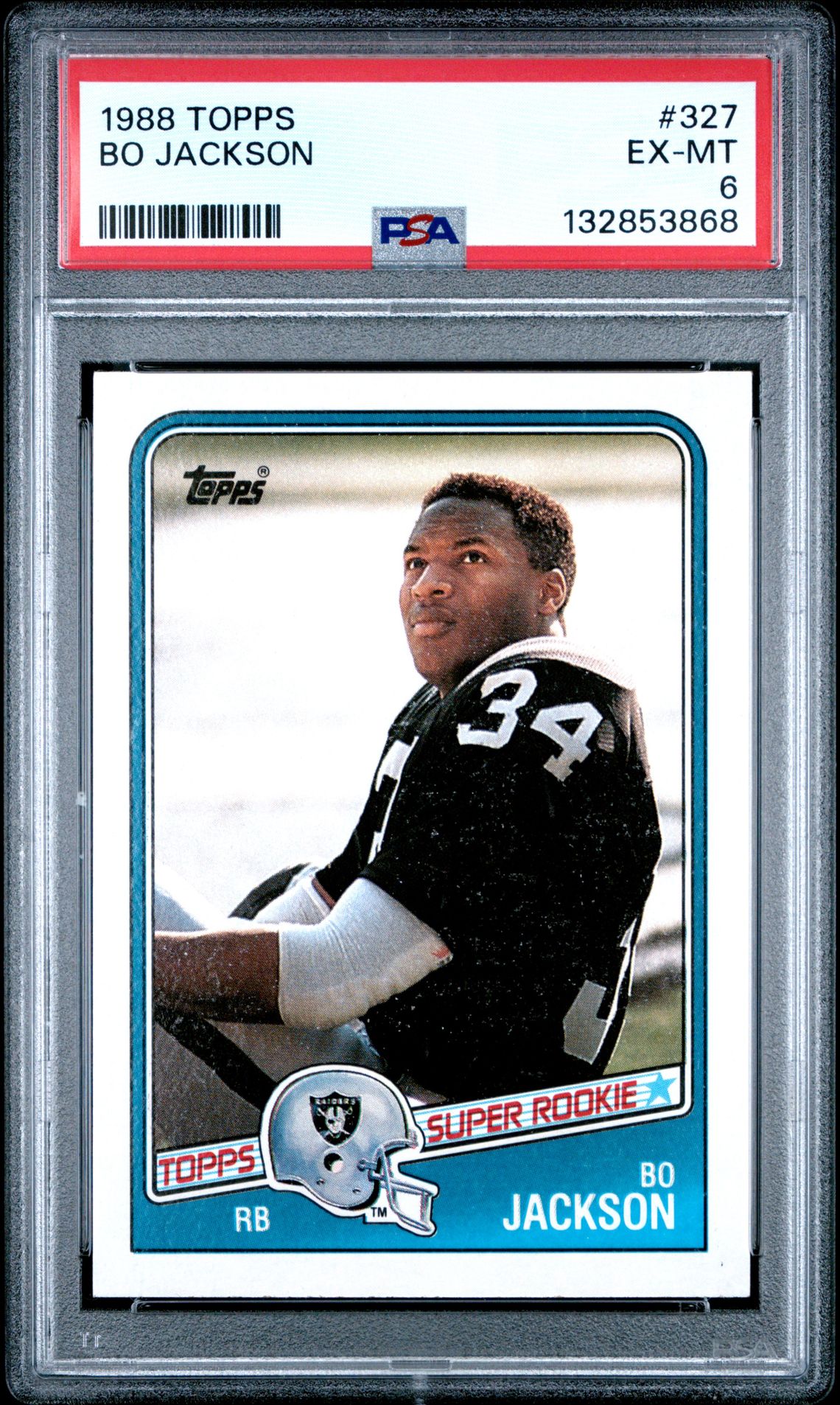 1988 Topps #327 Bo Jackson front