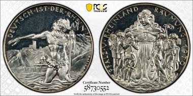 1930 Medal Kienast-450 Ag SP64