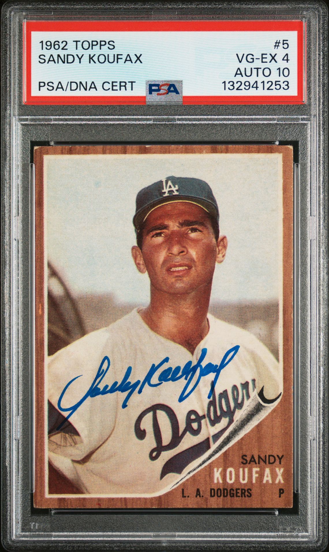 1962 Topps TOPPS #5 Sandy Koufax front