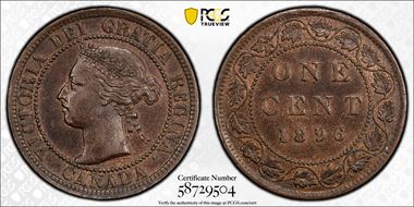 1896 1C AU58BN