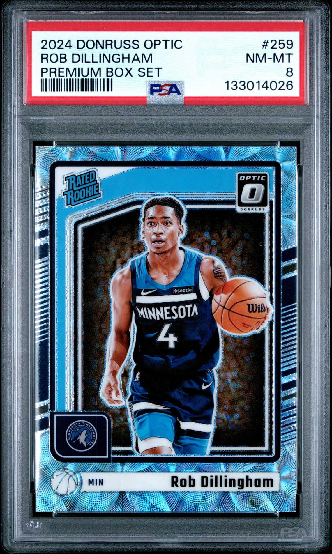 2024 Panini PANINI DONRUSS OPTIC PREMIUM BOX SET #259 Rob Dillingham front