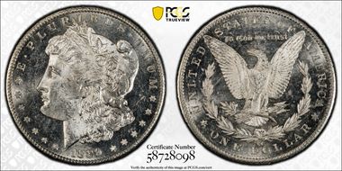 1889-CC $1 MS62PL