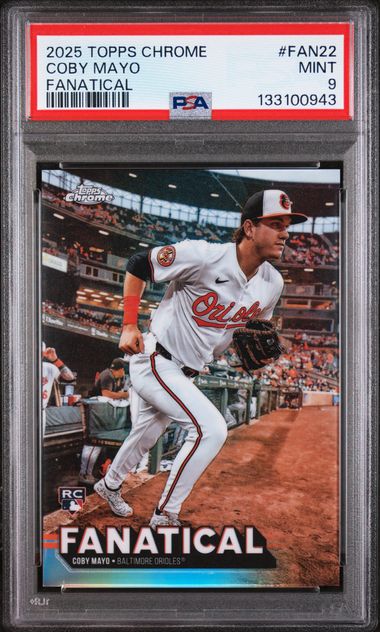 2025 Topps Topps Chrome #FAN-22 Coby Mayo Fanatical front
