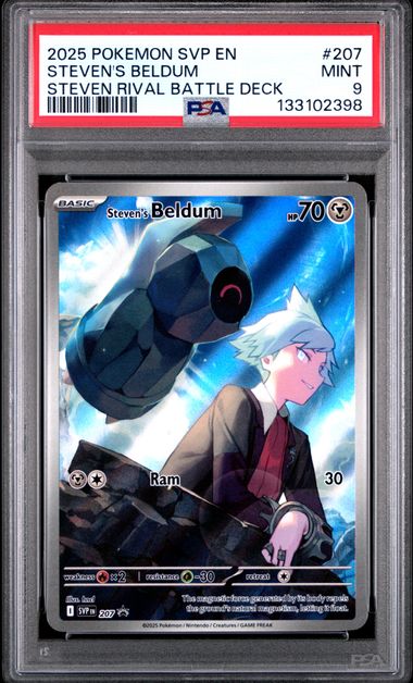 2025 Pokemon Black Star Promo STEVEN RIVAL BATTLE DECK #207 Beldum front