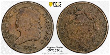 1828 1/2C 13 Stars N1BN