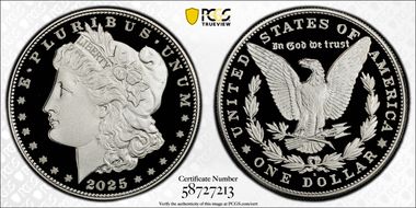 2025-S $1 Morgan Dollar First Strike PR70DCAM