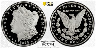 2025-S $1 Morgan Dollar First Strike PR69DCAM
