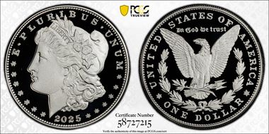 2025-S $1 Morgan Dollar First Strike PR70DCAM