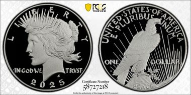 2025-S $1 Peace Dollar First Strike PR69DCAM