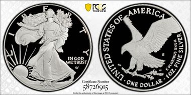 2025-S $1 Silver Eagle First Strike PR70DCAM