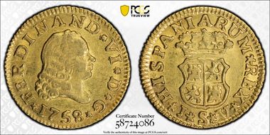 1758/7-S JV 1/2 Esc Calico-585 Stars AU53