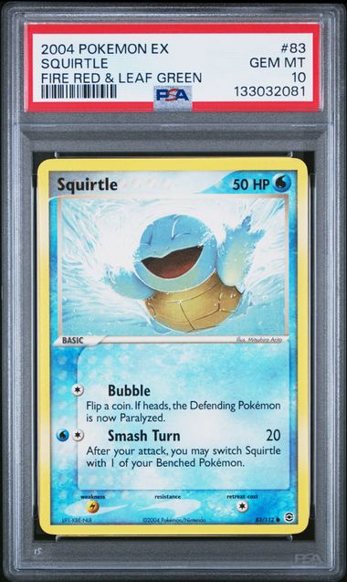2004 Pokemon #83 Squirtle front