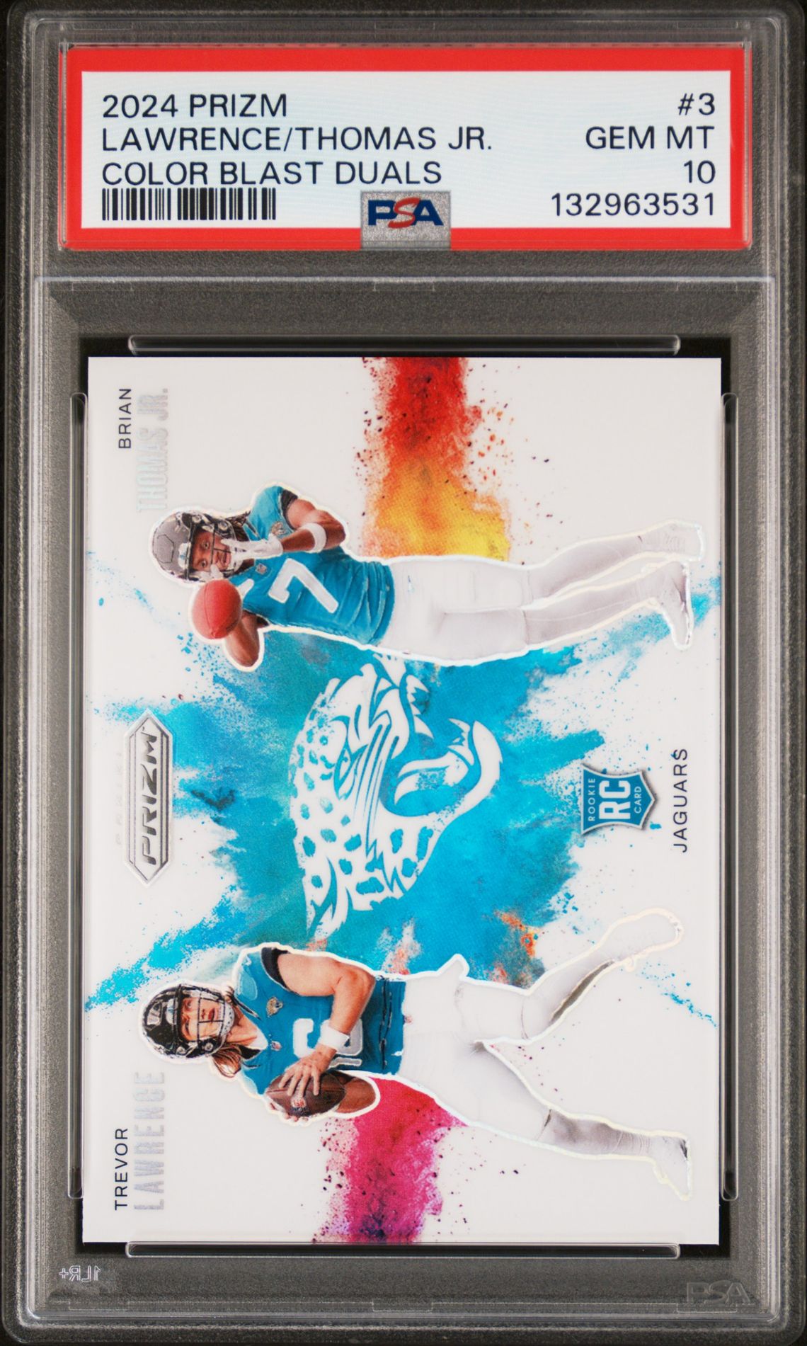 2024 Panini PANINI PRIZM COLOR BLAST DUALS #3 Lawrence/Thomas Jr. front