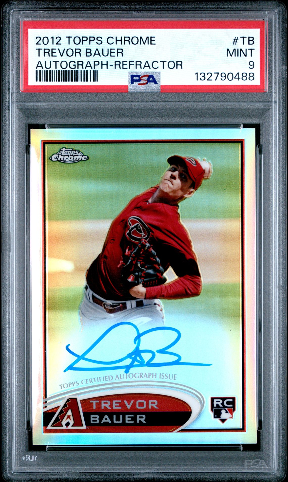 2012 Topps TOPPS CHROME Refractor #TB Trevor Bauer front
