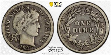 1894-O 10C F15