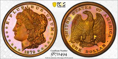 1879 $1 J-1612 PR66+ RB