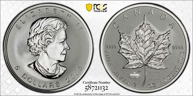 2005 $5 ML VE Day SP69