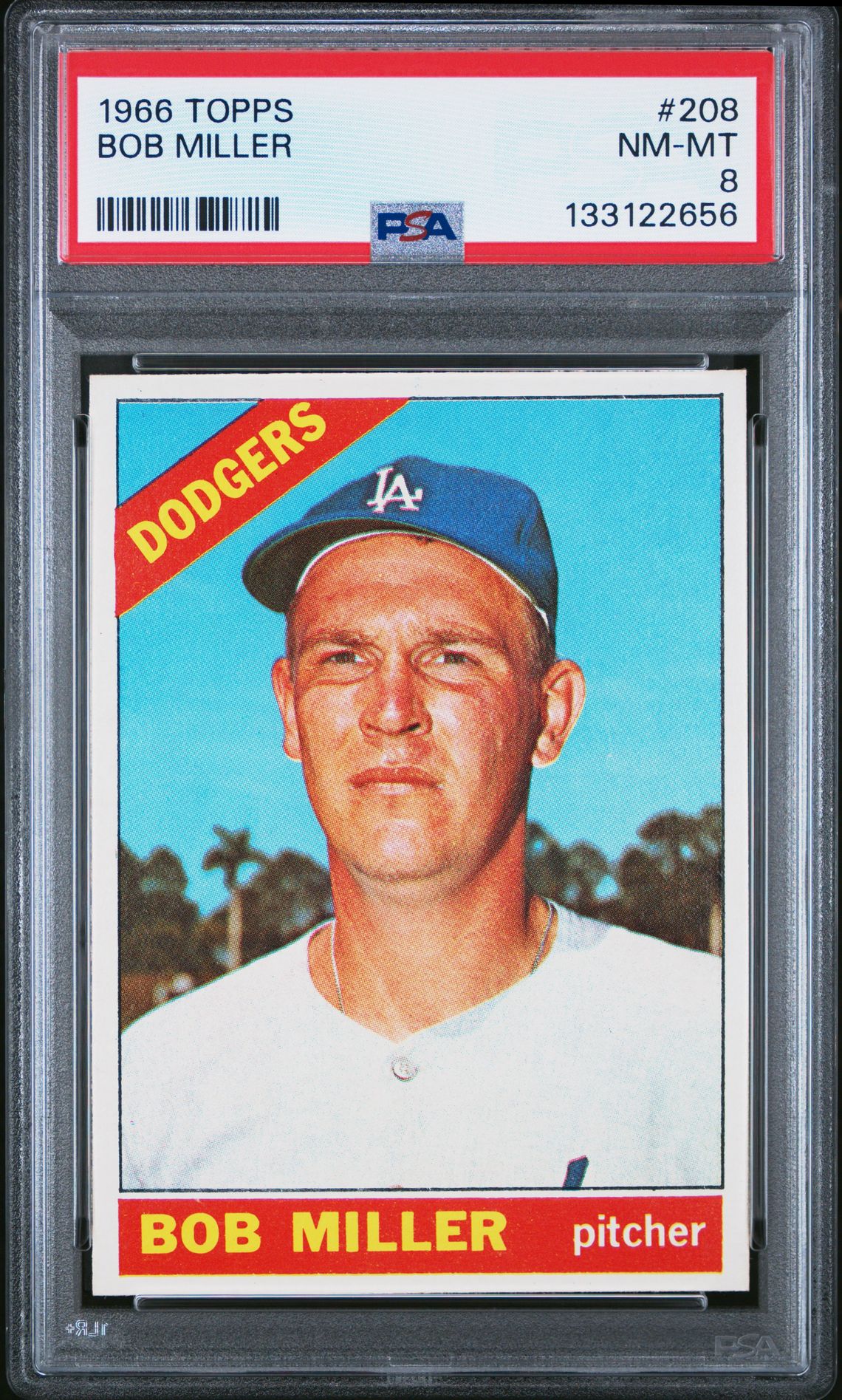 1966 Topps TOPPS #208 Bob Miller front