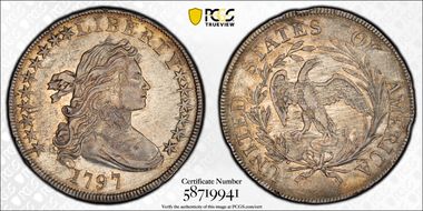 1797 $1 10x6 Stars XF45
