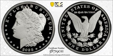 2025-S $1 Morgan Dollar First Strike PR69DCAM
