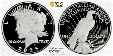 2025-S $1 Peace Dollar First Strike PR70DCAM