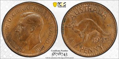 1942-I (b) 1D MS63BN
