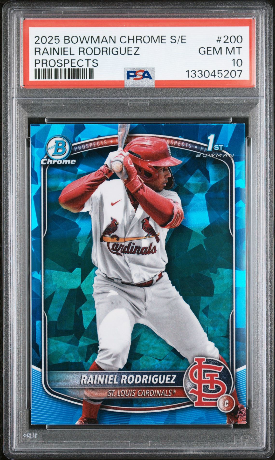 2025 Bowman BOWMAN CHROME SAPPHIRE EDITION PROSPECTS #200 Rainiel Rodriguez front