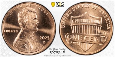 2025-D 1C Shield MS67RD