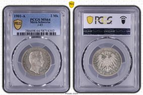 1901-A 2 Mk J-85 MS64