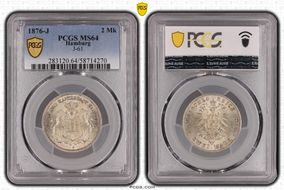 1876-J 2 Mk J-61 MS64