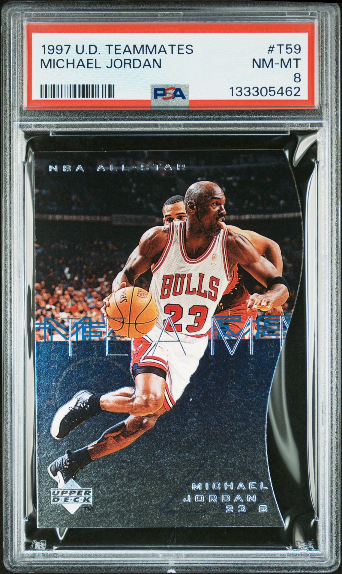 1997 Upper Deck Upper Deck Teammates #T59 Michael Jordan front