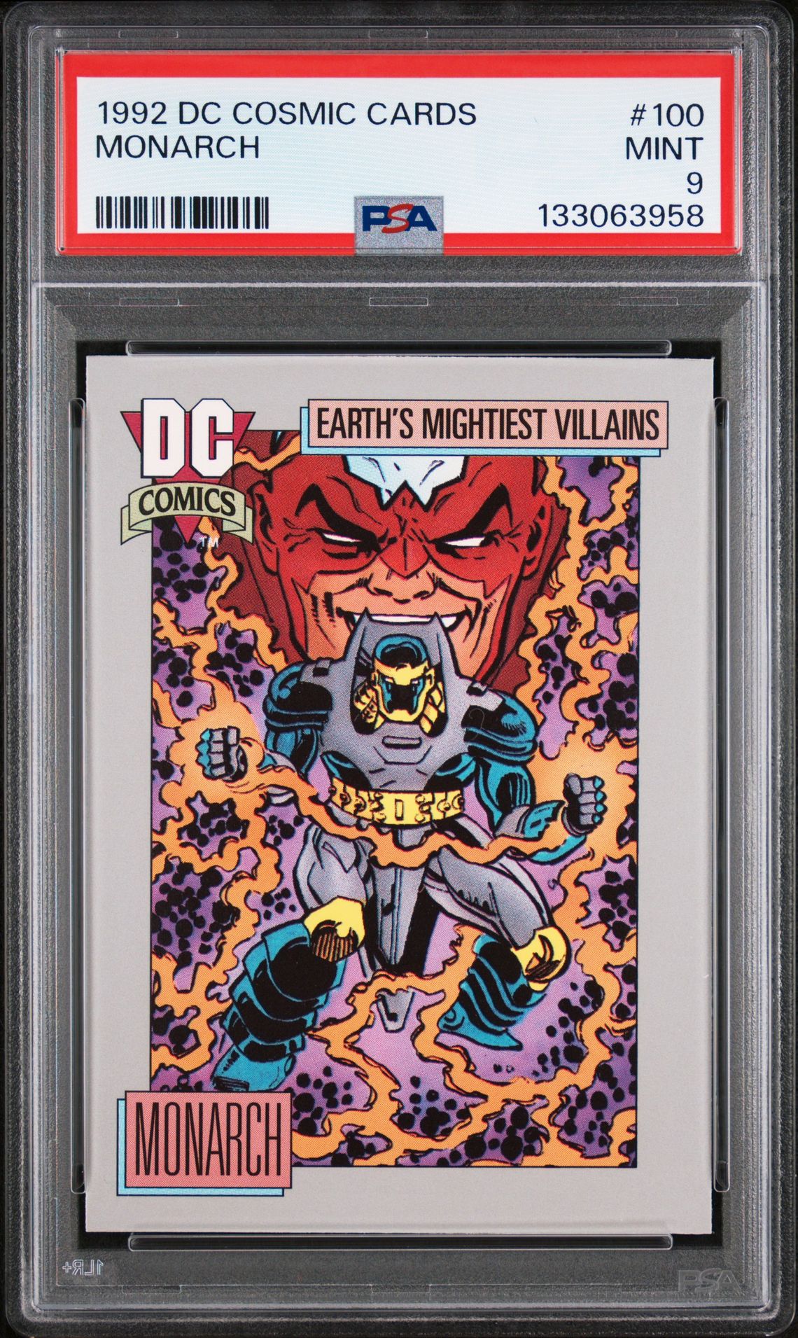1992 DC COSMIC CARDS #100 Monarch front