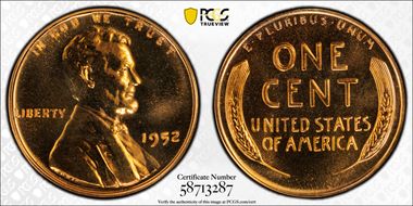 1952 1C PR67RD