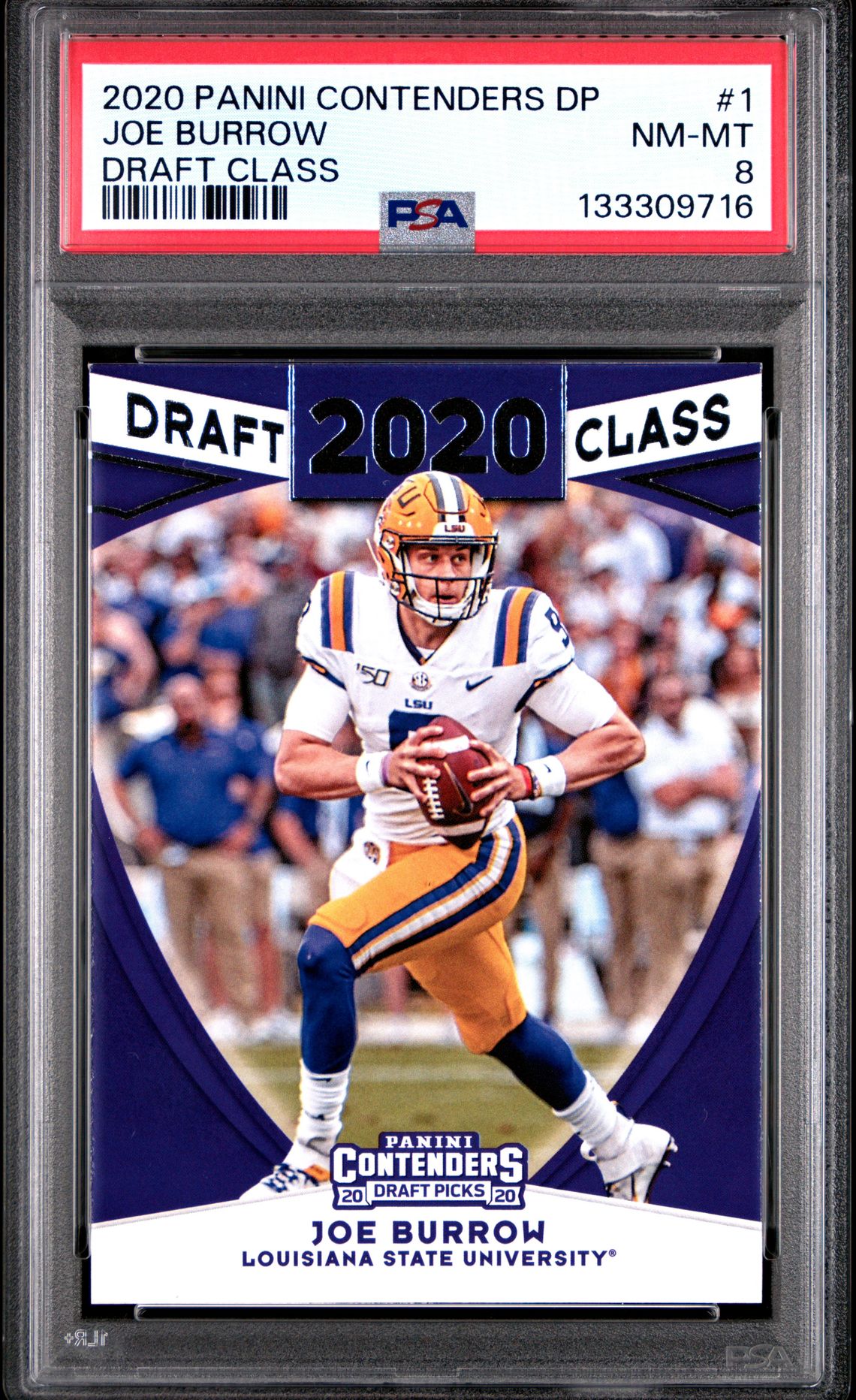 2020 Panini Contenders Draft Picks Draft Class Joe Burrow #1 (Draft Class) Nm-Mt 8 front