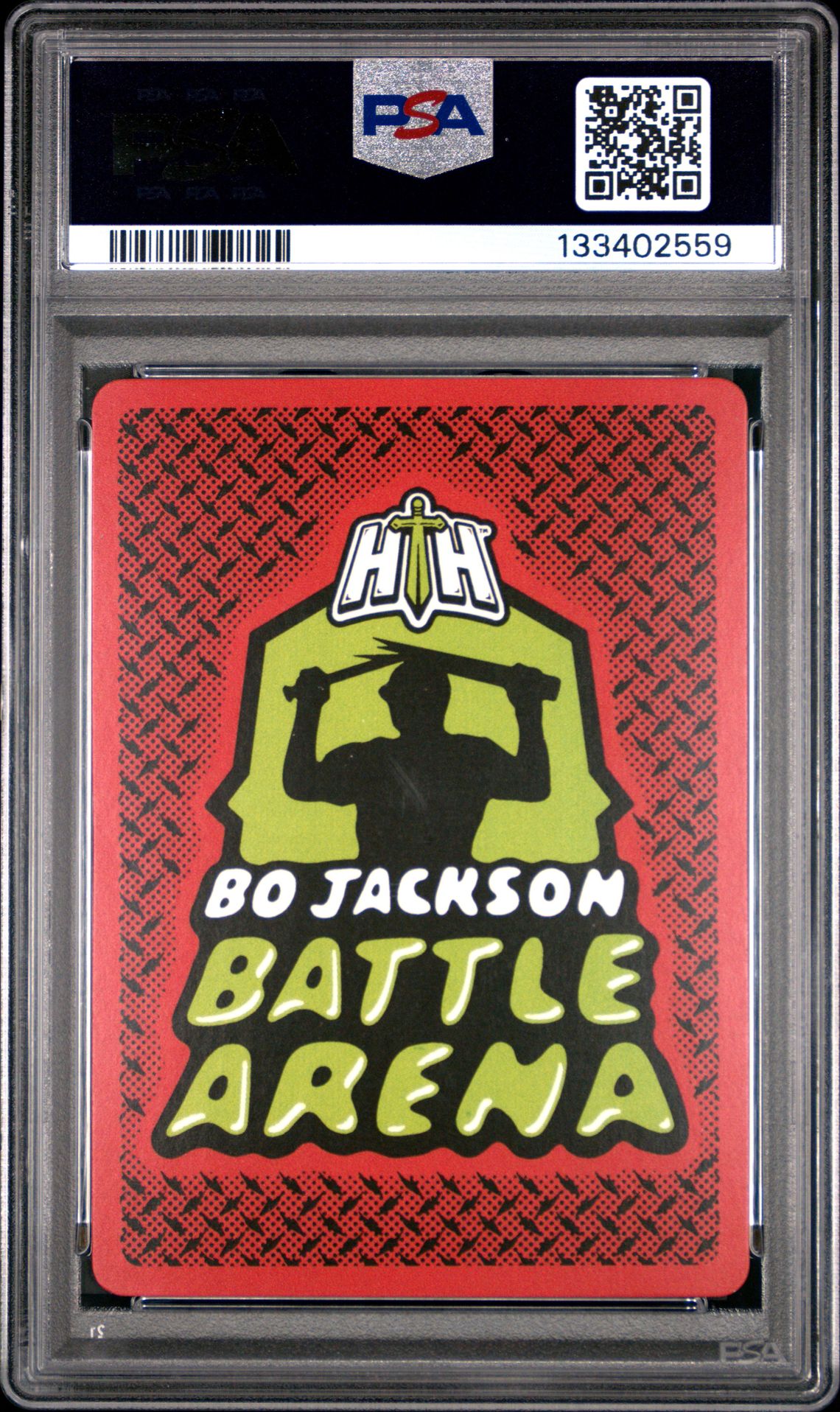 2025 Bo Jackson Battle Arena Update Inspired Ink Battlefoil Darren Woodson #187 (Inspired Ink Battlefoil-Steel) Gem Mt 10 back