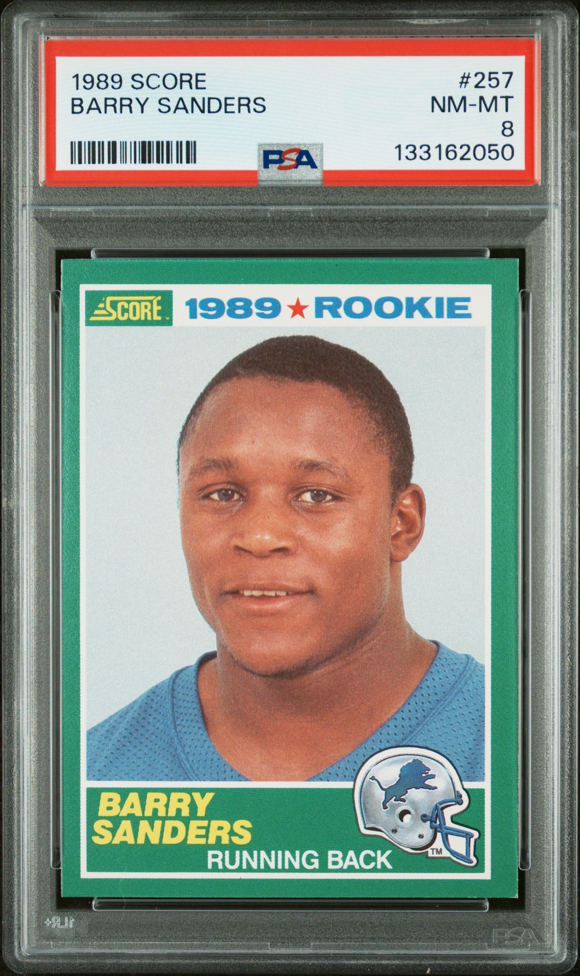 1989 Score Barry Sanders #257 Nm-Mt 8 front