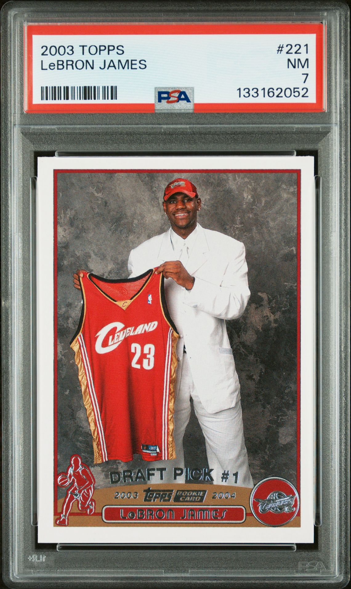 2003 Topps Lebron James #221 Nm 7 front