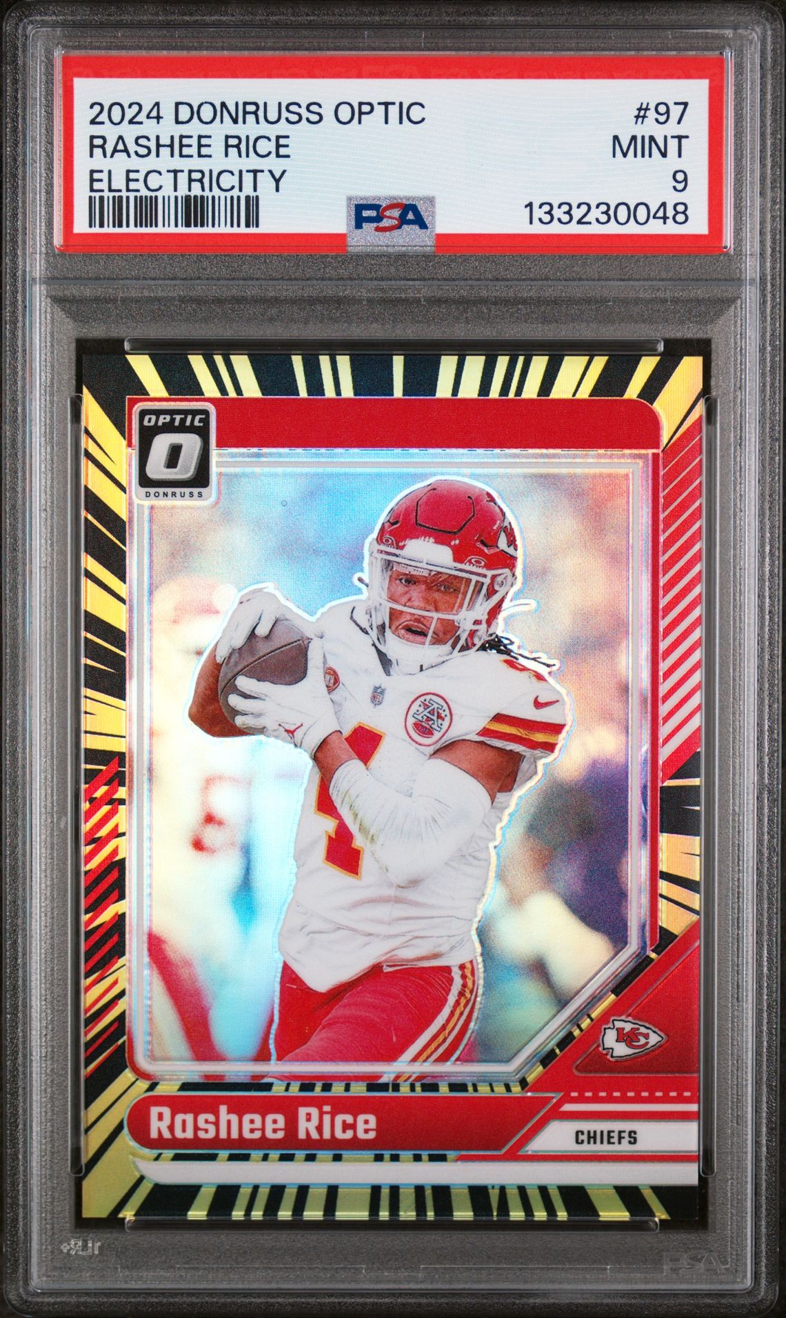 2024 Panini Donruss Optic Rashee Rice #97 (Electricity) Mint 9 front