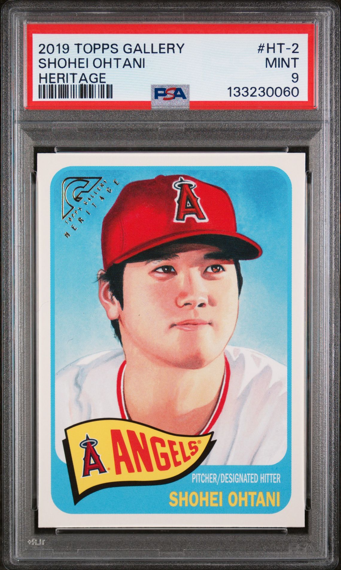 2019 Topps Gallery Heritage Shohei Ohtani #Ht-2 (Heritage) Mint 9 front