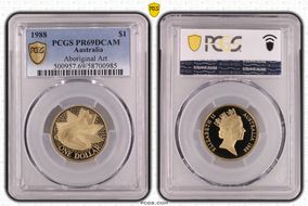1988 $1 Aboriginal Art PR69DCAM