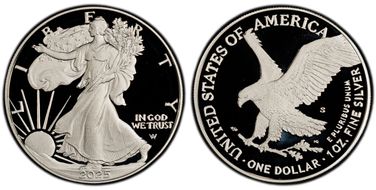 2025-S $1 Silver Eagle First Strike PR70DCAM